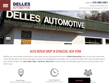 Tablet Screenshot of dellesautomotive.com